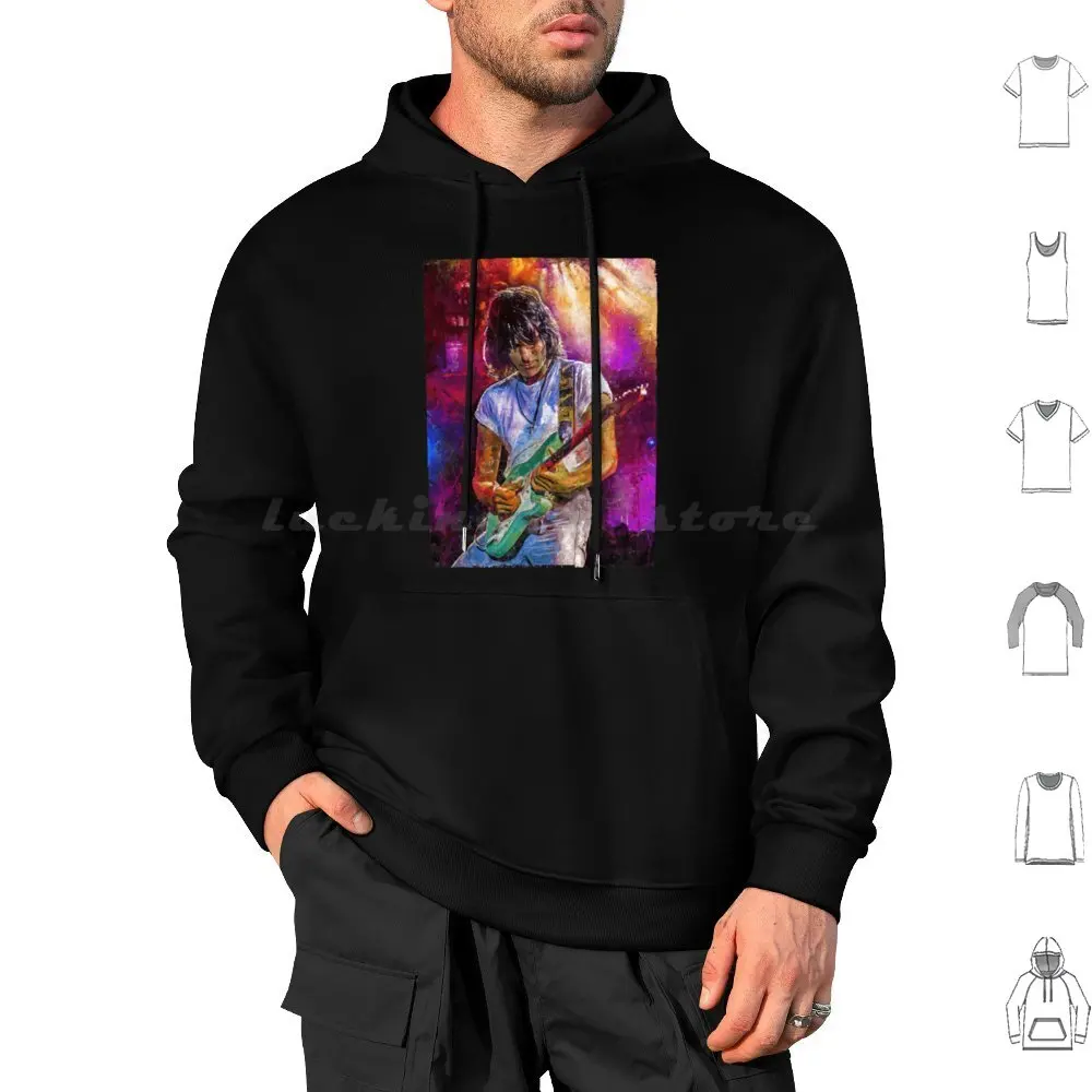 Jeff Beck Art Hoodie cotton Long Sleeve Jeff Beck Blues Guitar Guitar Legend Jeffbeck