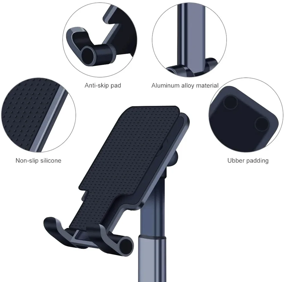 2026 Table Cell Foldable Extend Support Desk Mobile Phone Holder Stand Desktop Tablet Holder For iPhone Smartphone Adjustable