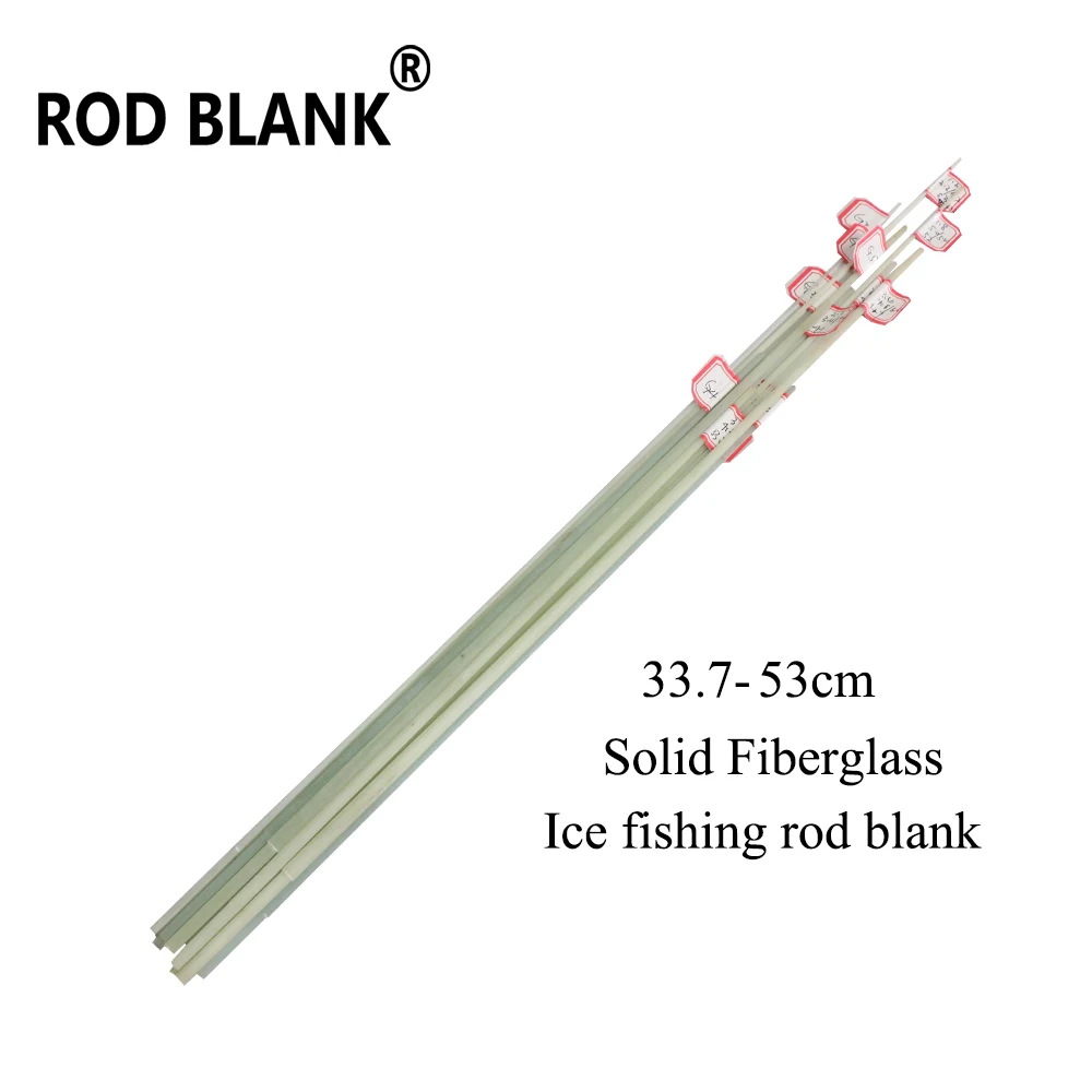 Rod Blank  5Pcs/Lot Solid Fiberglass Rod Blank 33.7-53cm Tip Section Ics Fishing Rod Blank Rod building Repair Component