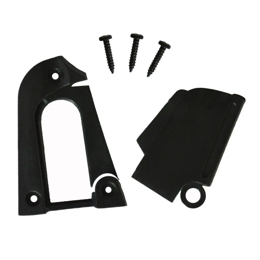 Black Rod Cover Plate with Screws for Electric Guitar Accessories