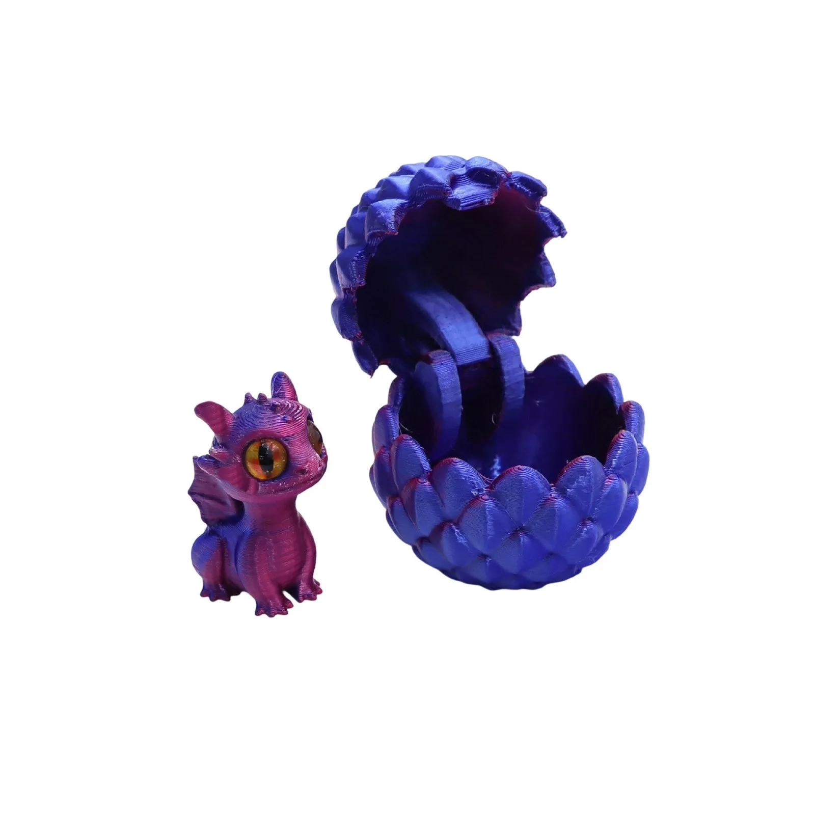 مجموعة بيض التنين المطبوعة ثلاثية الأبعاد لعبة أطفال ملونة الحلي نموذج الضغط هدايا الأطفال الإبداعية ﻿