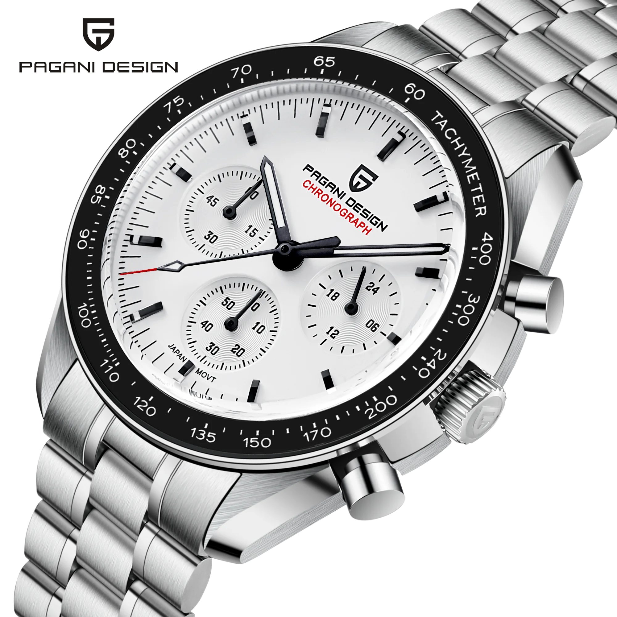 PAGANI DESIGN PD-1701 Speed Chronograph Мужские часы Роскошные кварцевые часы для мужчин с сапфировым зеркалом Водонепроницаемые спортивные часы 2024