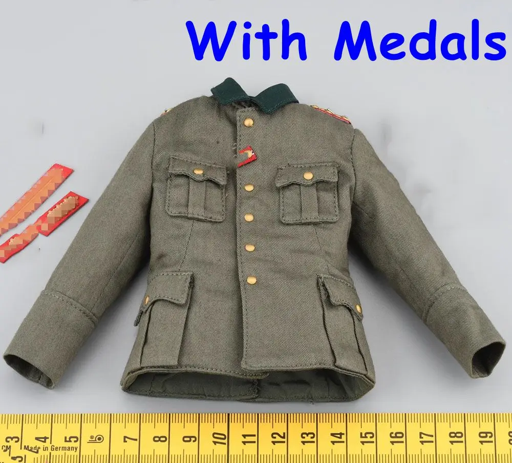 DID GM652 General Male Action Figure Military Dress Uniform Medals Pant Belt Accessories For 12