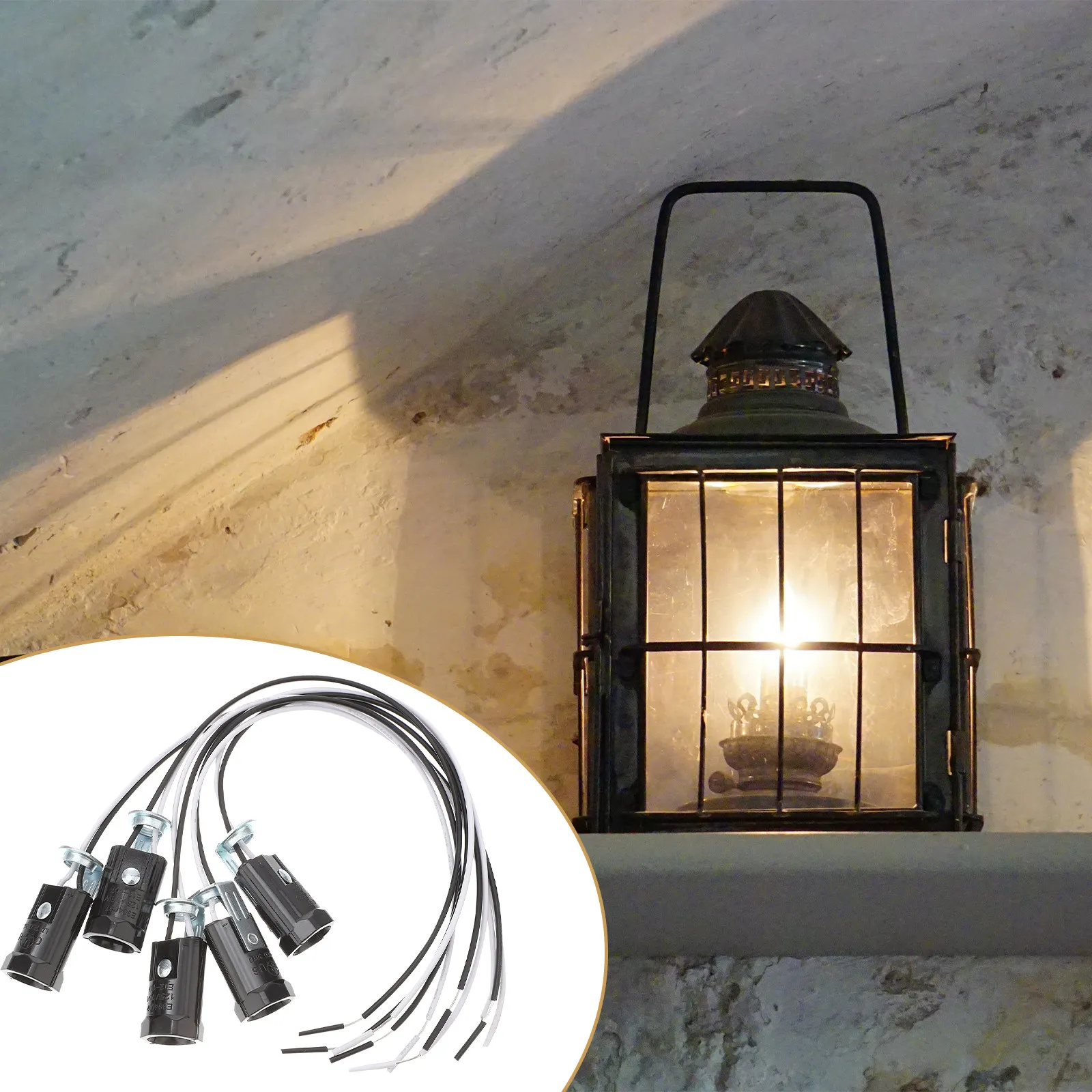 5Pcs E12 Thread Lam…