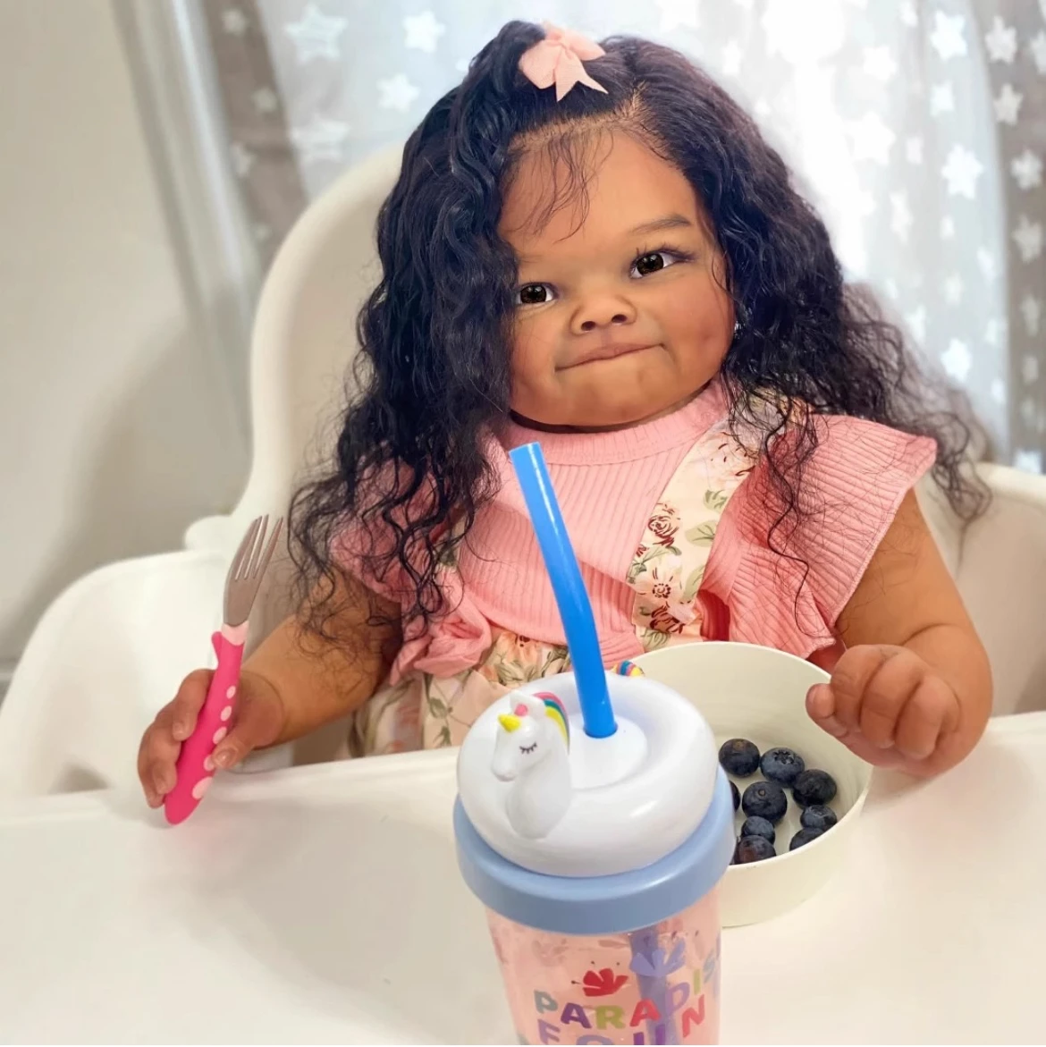 

Lifelike 24-Inch Reborn Doll: Raya with Hand-Painted Realistic Veins - An Ideal Birthday Gift for Children
