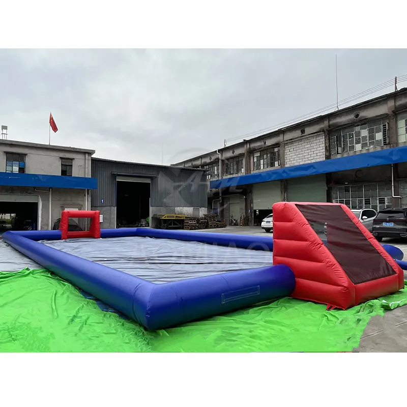 Juegos de arena y campo de fútbol inflable de PVC directo del fabricante con soplador que incluyen kits de reparación para eventos