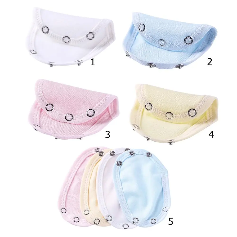 Cute Kid Romper Extend Pad Girl Jumpsuit Lengthen Diaper Mat (4pc White