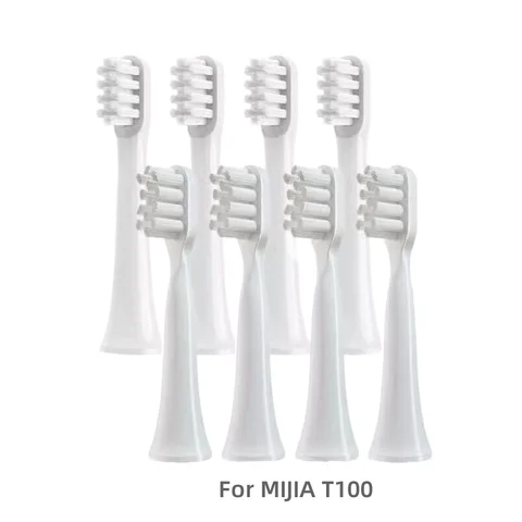 Xiaomi Mijia T100 Mi 스마트 전동 칫솔 교체 용 8Pcs 표준 깨끗하고 민감한 깨끗한 칫솔 헤드