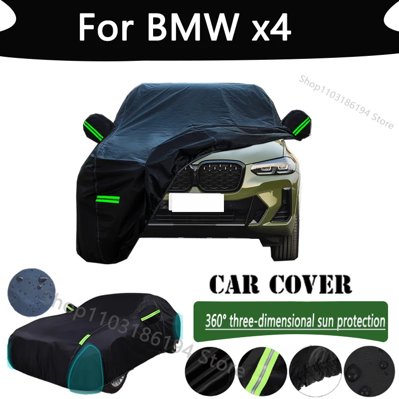 

For BMW x4 Outdoor Protection Full Car Cover Snow Covers Rainwater Sunshine Dustproof Scratches Car Cover