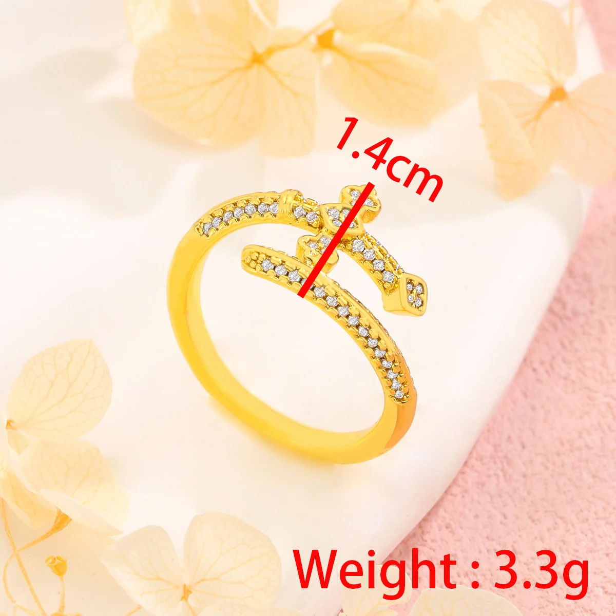 1 قطعة موضة جديدة العدالة السيف الفولاذ المقاوم للصدأ حلقة مفتوحة مثلج خارج جميع الزركون مطعمة الرجال النساء الهيب هوب الراب خواتم اكسسوارات