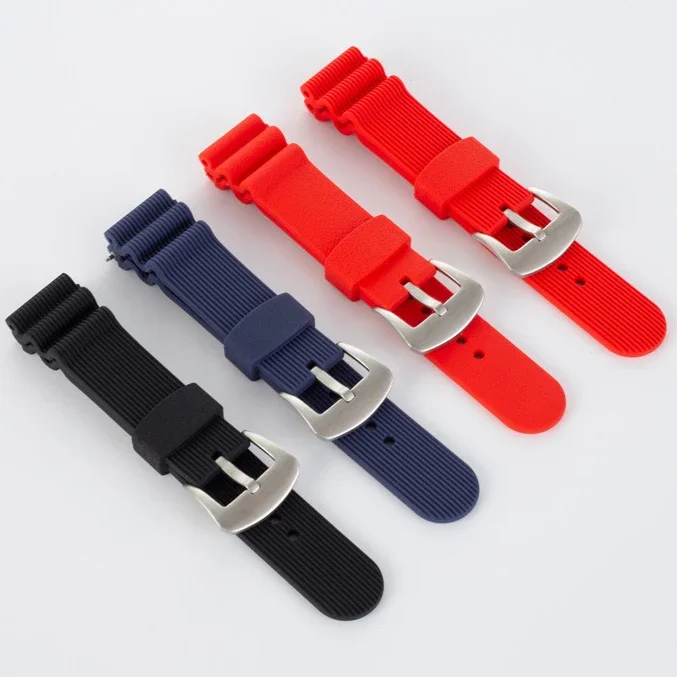 22mm Silicone Sport Strap Diving Waterproof Rubber Watchband Men Replacement Bracelet Band Watch Accessories for Seiko PROSPEX