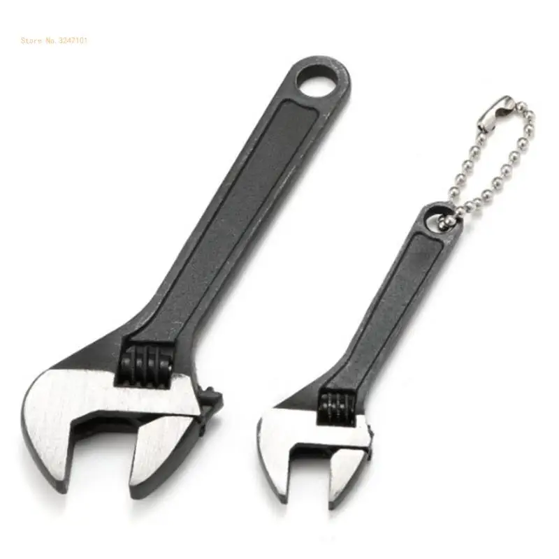 Mini chaves metal 66mm/2.5 polegadas, ferramenta manual ajustável, chave 0-10mm, antiderrapante