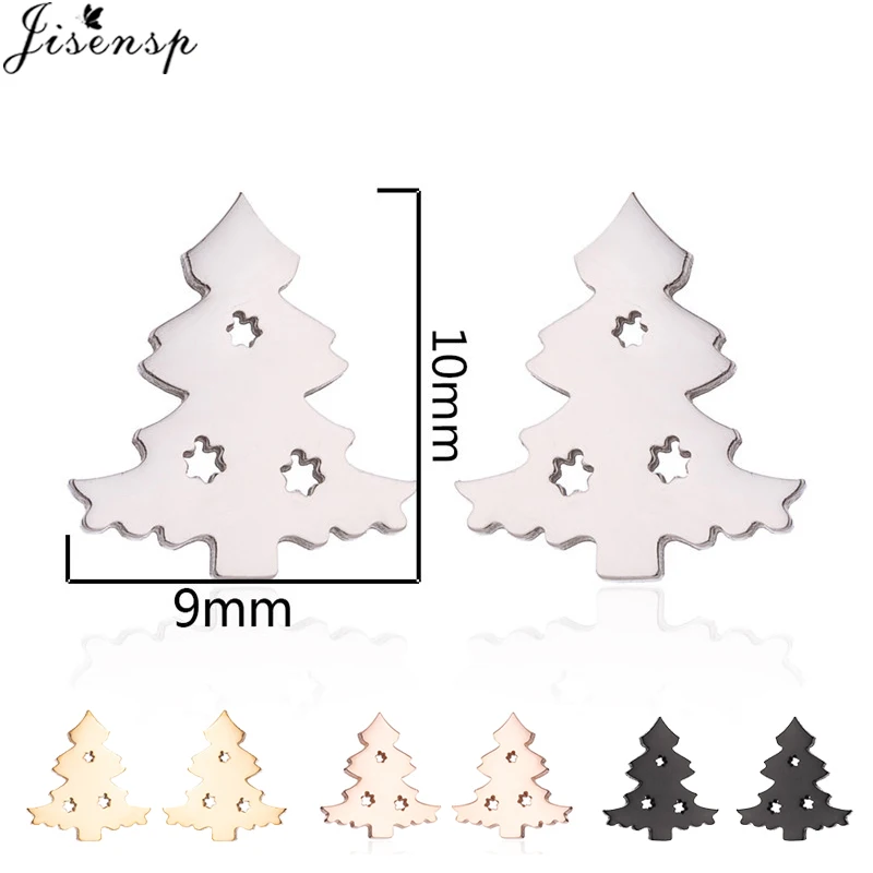 Korean Fashion Deer Snowflake Stud Earrings for Women Girl Christmas Jewelry Gingerbread Man Earings Bow Mouse Ear Piercing Gift view 3