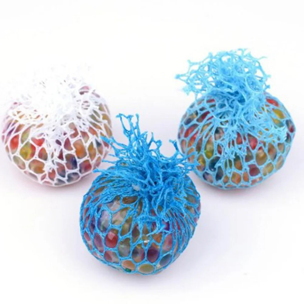 Anti-Stress Ball LED Mesh Squeeze Ball Toys Home And Office Use Stress Relief Toys For Easter Christmas Birthday