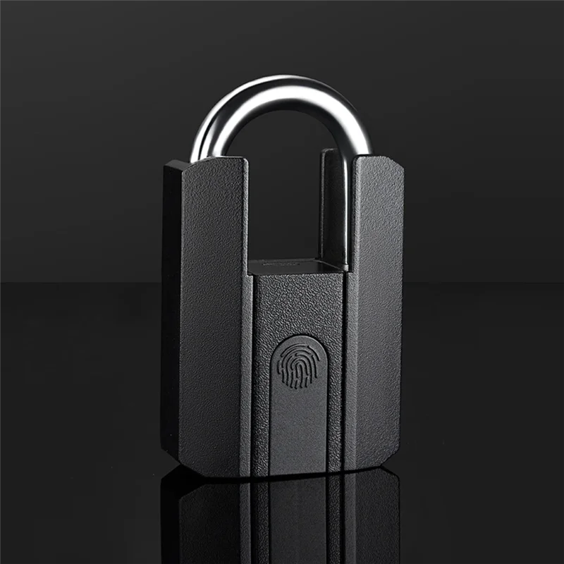 Bloqueio de impressão digital, recarregável por USB, entrada inteligente sem chave IP67 à prova d'água com chave de backup e aplicativo BT Ttlock
