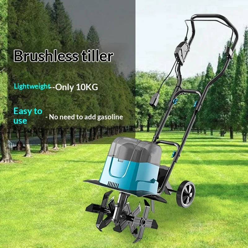 40v Electric Scarifier, Small Household Tiller, Plower, Weeder, Rotary Tiller Motocultor 로타리 농기계 Motocultivador Agrícola 관리기농기계