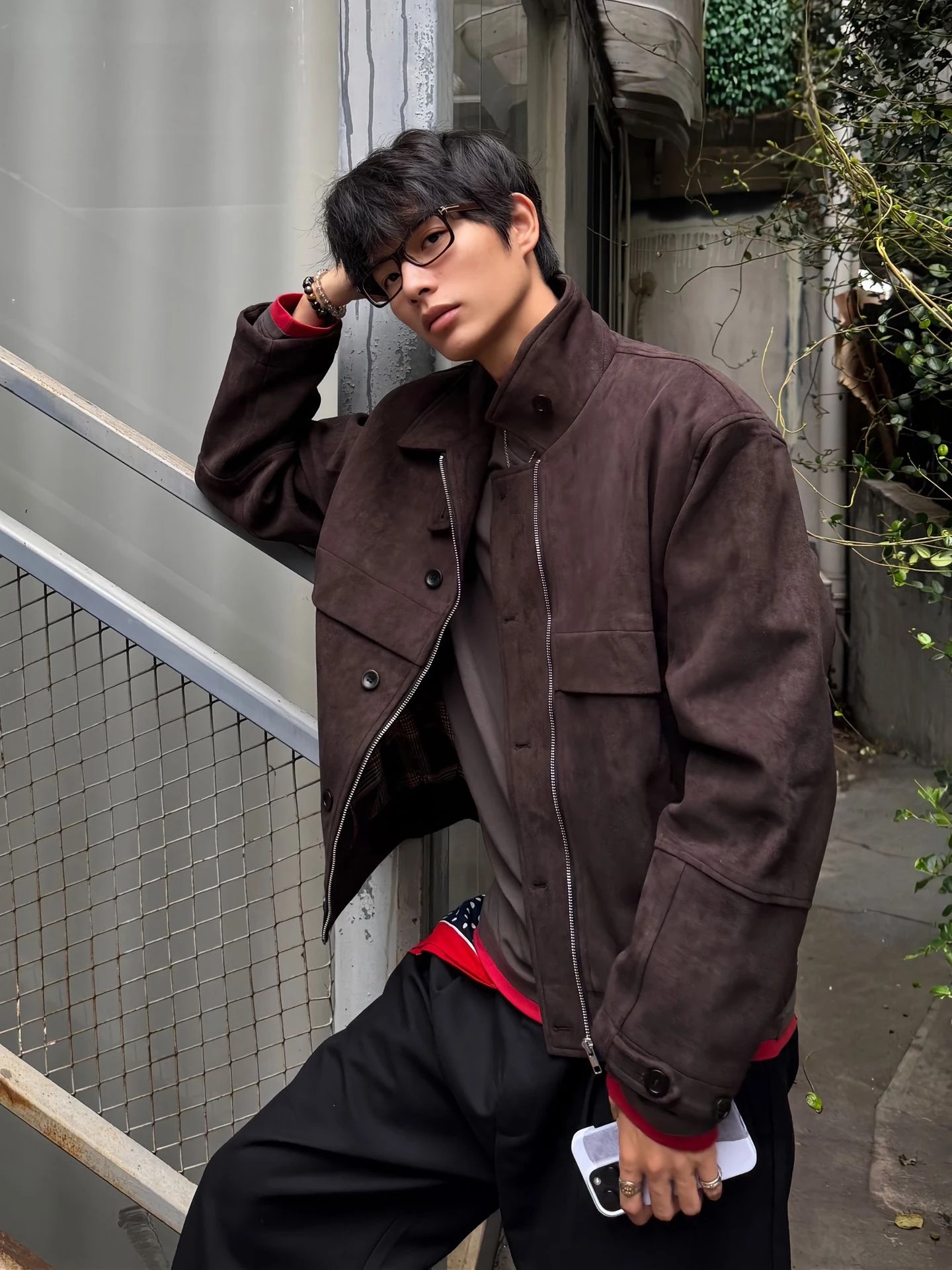 

Мужская замшевая куртка Jaet Hard Man Sle, осенне-зимняя модная верхняя одежда, застежка-молния, полиэфирная ткань, коричневое пальто Barn Sle