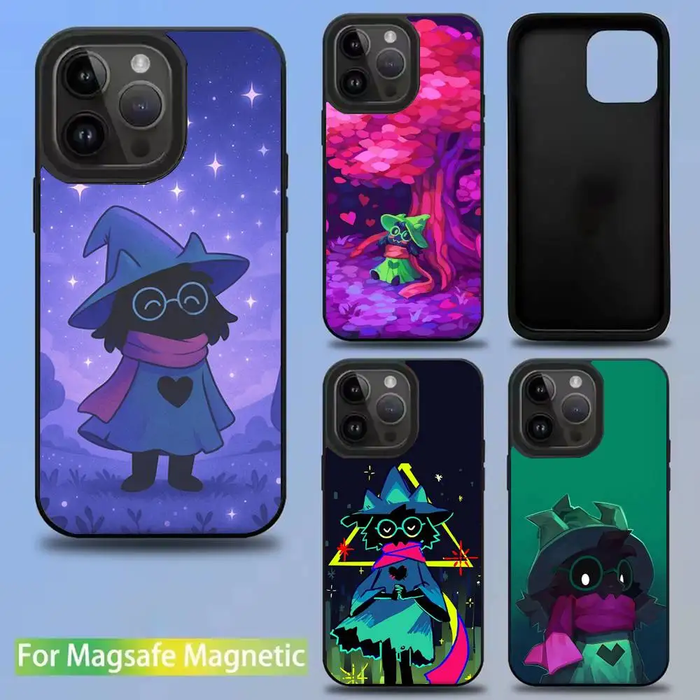 

D-Deltarune Ralsei Phone Case For iPhone 16,15,14,13,12,11,Pro,Max,Plus,Mini,SE New Magsafe Magnetic Wireless Charging