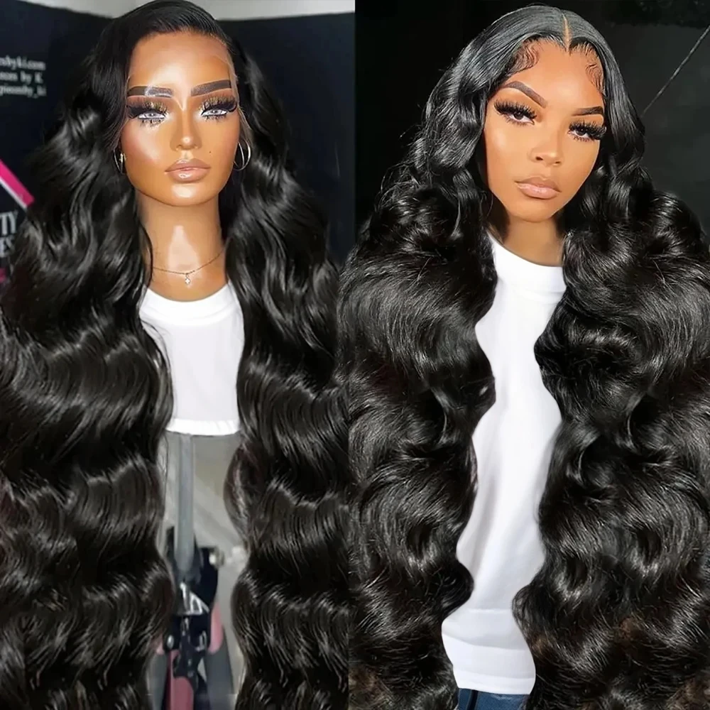 

30Inch 13x4 Body Wave Lace Front Human Hair Wigs For Women Brazilian Remy Hair Wigs Pre Plucked 4x4 Lace Closure Wig Human Hair