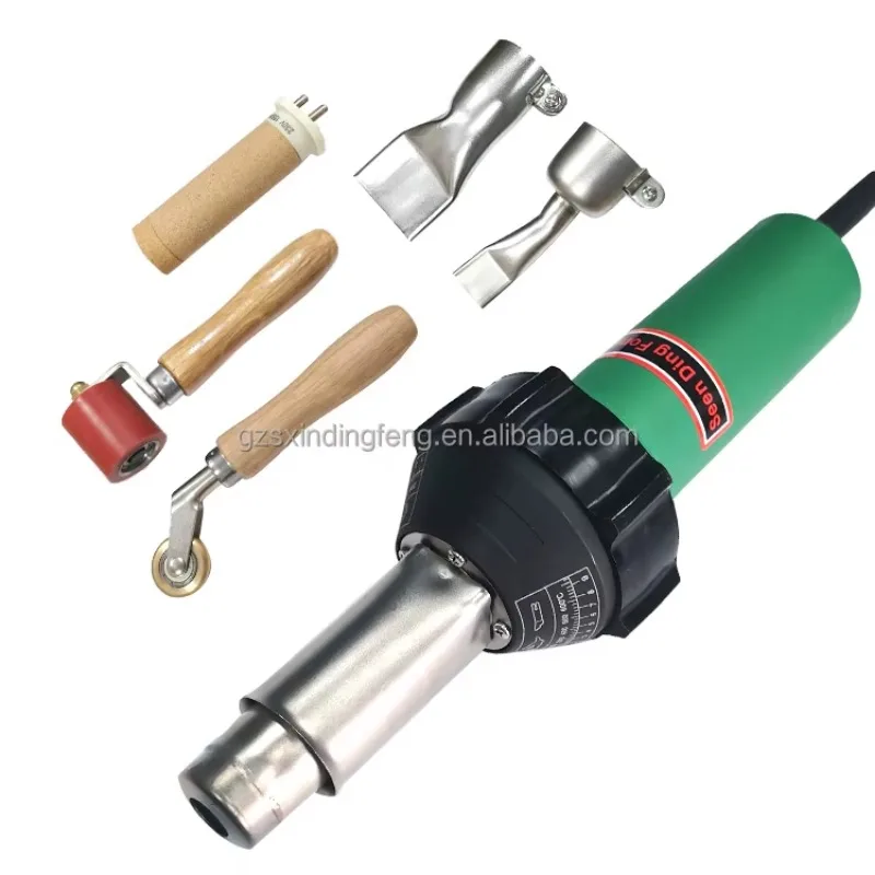 

New Xindingfeng Customized 1600W 110/120V Portable Hot Air Gun For PE PP EVA TPO PVC Welding With Accessory