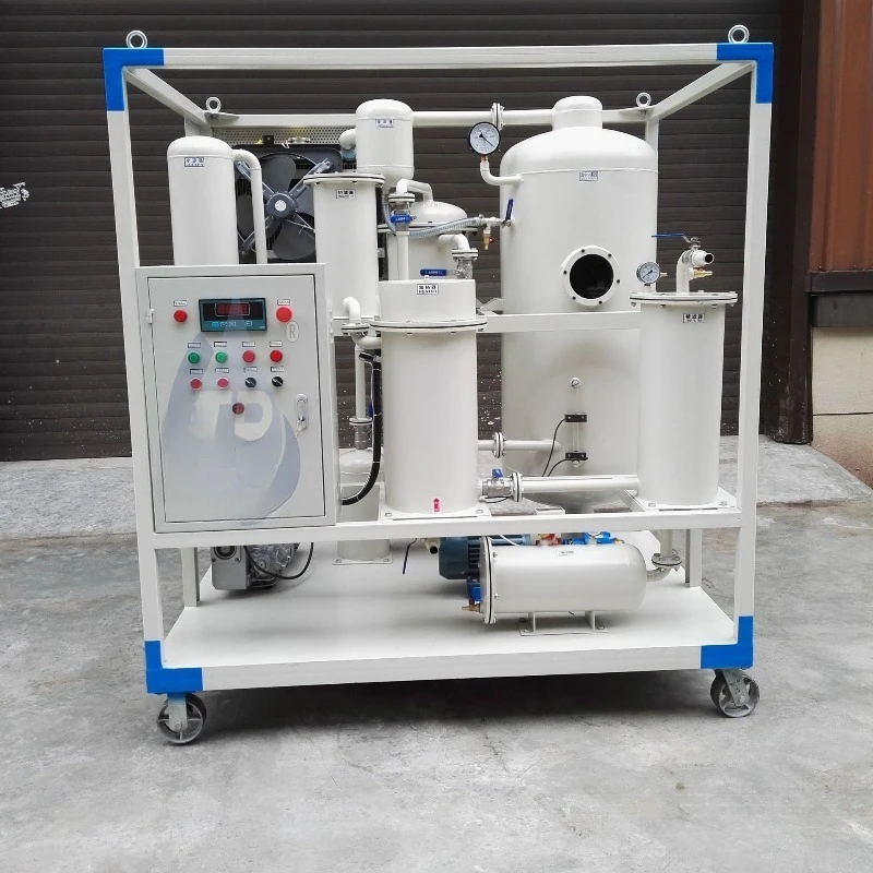 Steel plant lubricating oil dehydration and impurity removal ZJD series vacuum oil filter