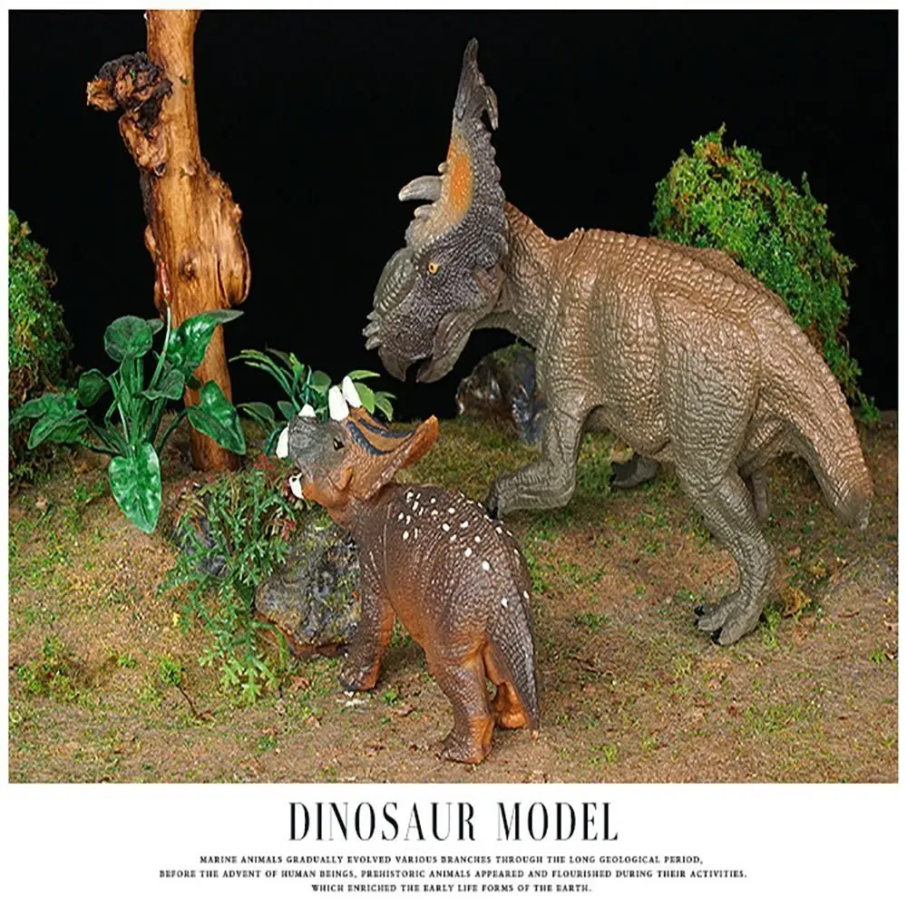 Multiple Sizes Dinosaur Model Realistic Educational Dinosaur Action Figures Rubber Jurassic Dinosaur Desktop Ornament