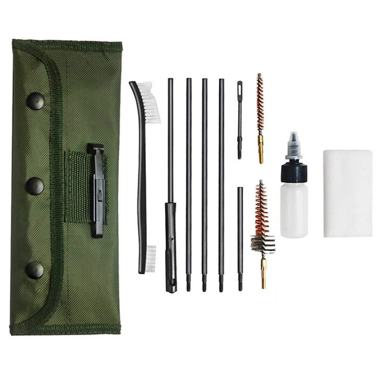 

Универсальные охотничьи чистящие наборы, легко носить, набор чистящих кистей, аксессуары с сумкой для хранения инструментов