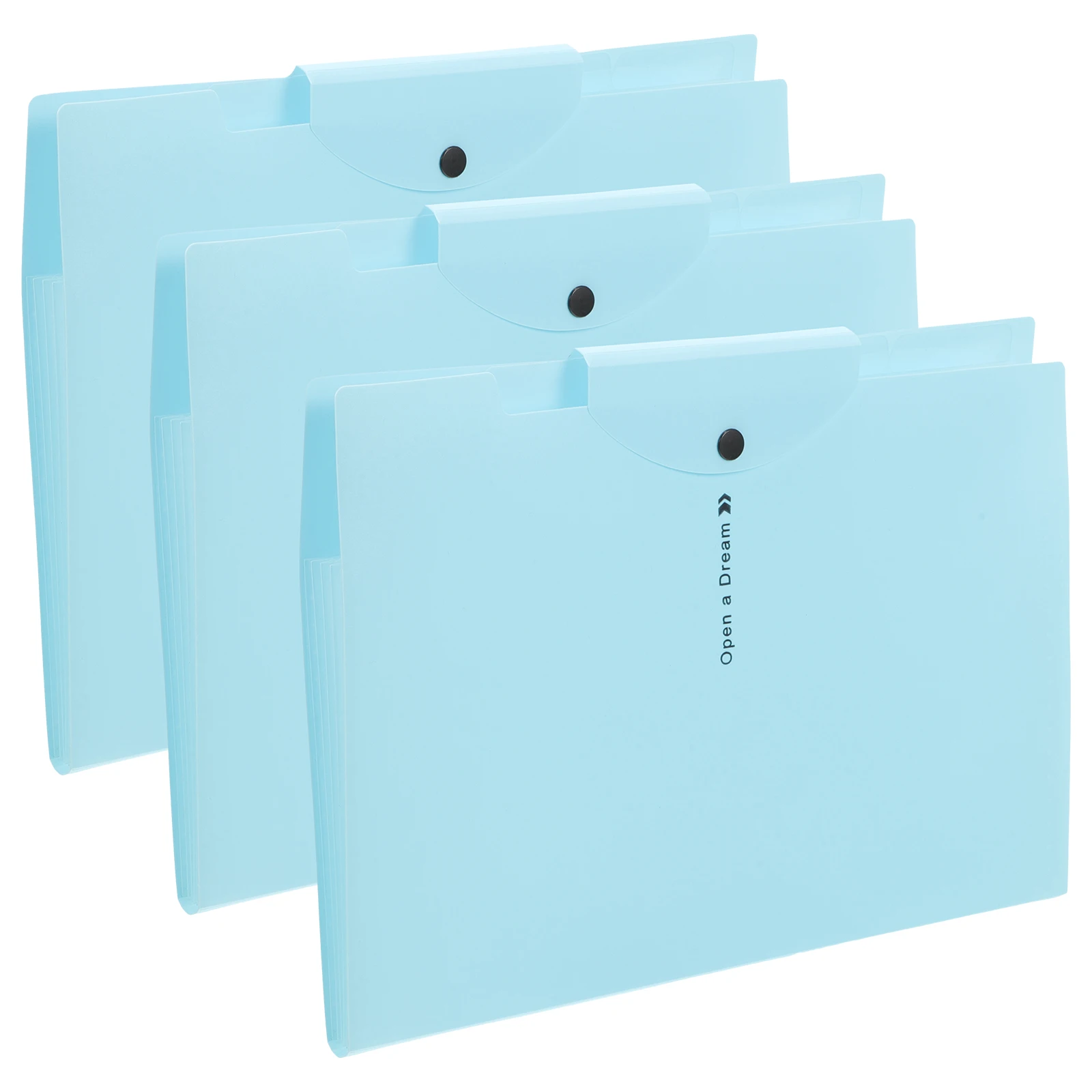 

3Pcs Fashion Business Office Folders Plastic File Holder Creative Paper Protector Creative Office Paper Folder Portable File Hol