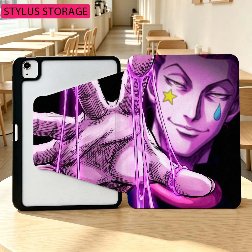 Anime H-Hunter x H-Hunter For Samsung Galaxy Tab A7 A8 A9 A11 S6 S7 S8 S9 S10 S11 FE Plus 360° Rotation Pen slot Tablet Case