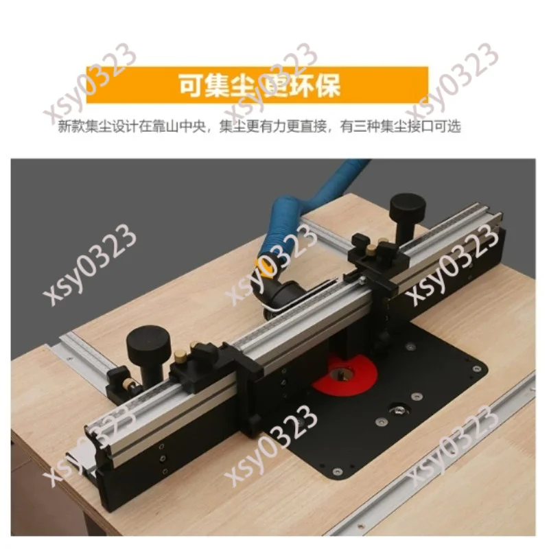 Woodworking Router Edge Trimmer Guide T-slot Grooving DIY Modification Tool