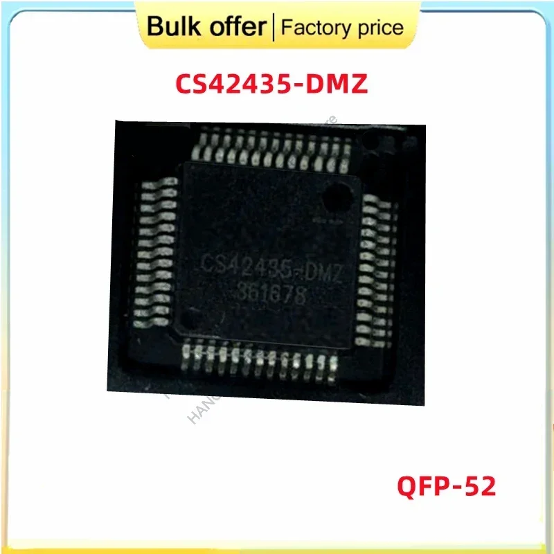 2PCS/Lot Original new CS42435-DMZ CS42435-DMZR CS42438-DMZ CS42438  QFP52 automotive power amplifier IC chip