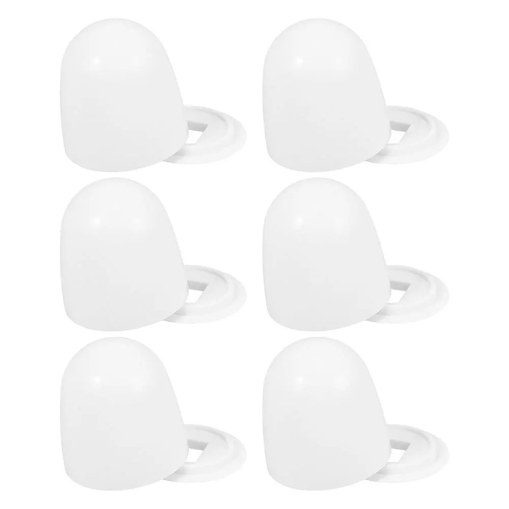 

6Pcs Decorative Toilet Bolt Caps Set Easy Install No Tools Toilet Screw Covers for Bathroom and Restrooms Bolt Caps for Toilets