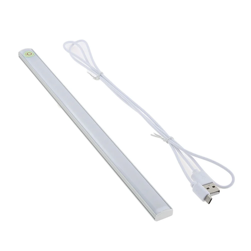 اللمس يعتم ضوء الليل USB Led مصباح للسلالم خزانة خزانة خزانة درج محس حركة ضوء بار الأبيض