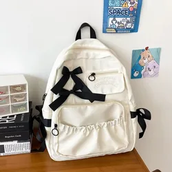 1 Pcs New Fresh and Sweet Middle School bag High Capacity Korean Junior High Student Girl Backpack