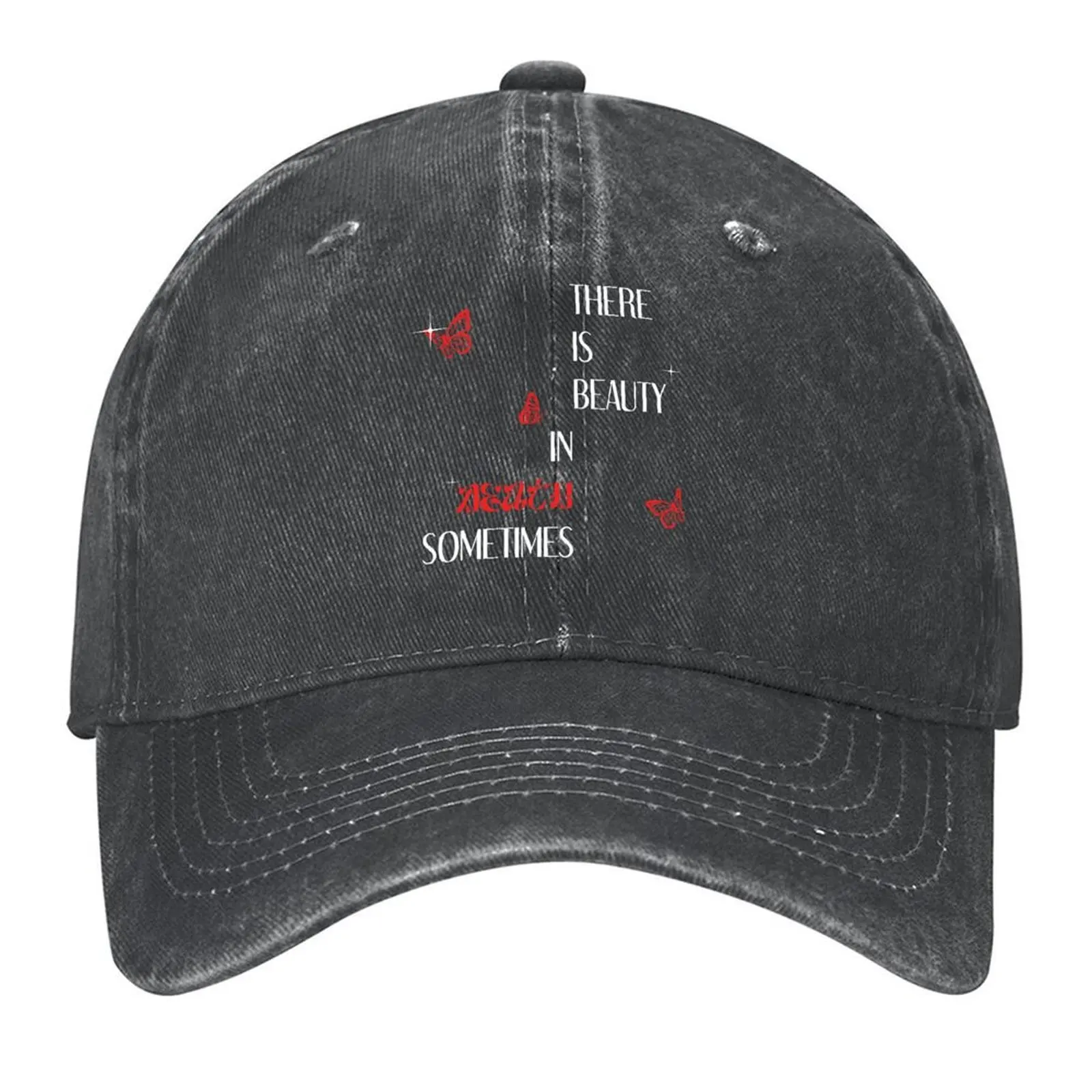 

Chase Atlantic BEAUTY IN DEATH Lyrics Baseball Cap tea Hat western Hat Thermal Visor Gentleman Hat Men Luxury Brand Women's