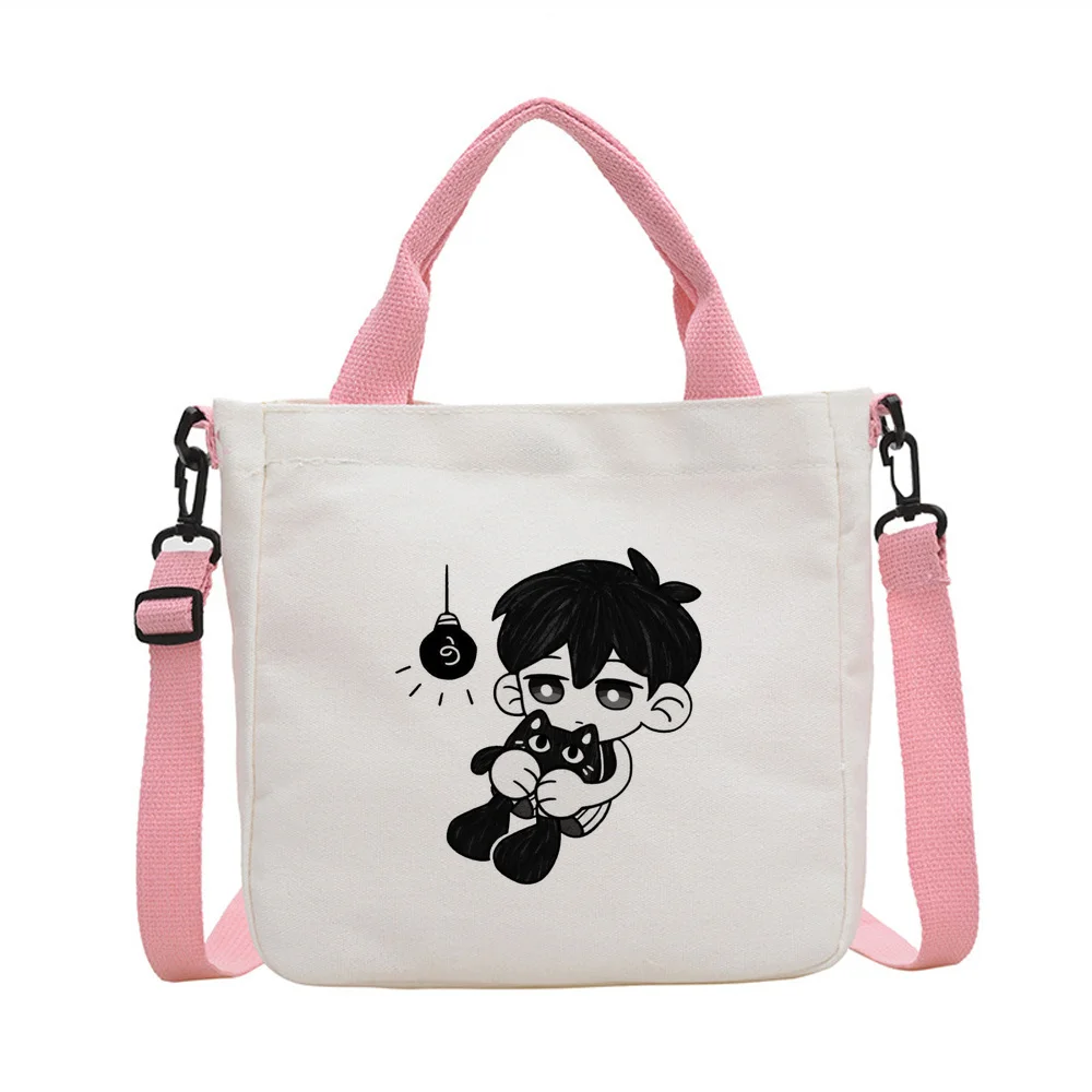 Omori tote bag reusable personnalisable foldable bolsas de tela femme