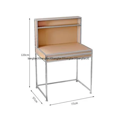 Combination Makeup Table Bedroom Desk Computer Desk Stainless Steel Corner Table Locker Dresser