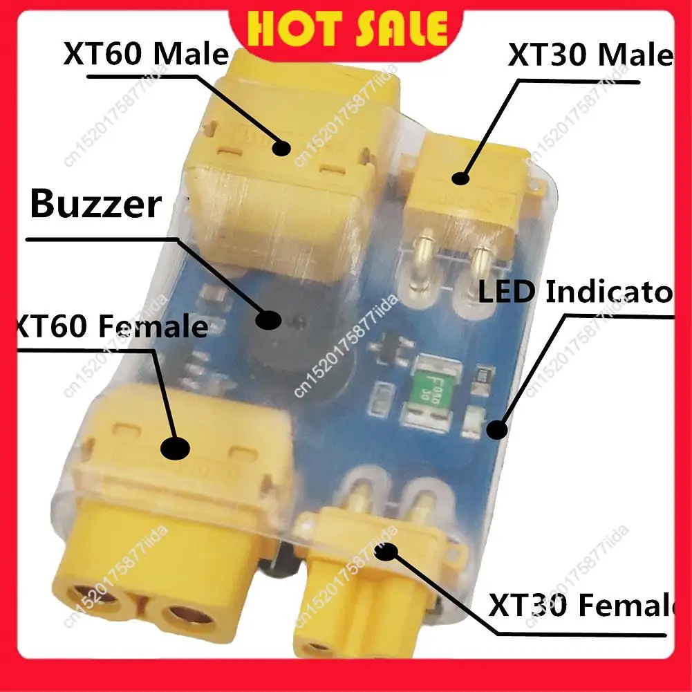 Hot Deal-XT30 / XT60 Smart Smoke Stopper Short-Circuit Protection Plug For FPV Drone Part