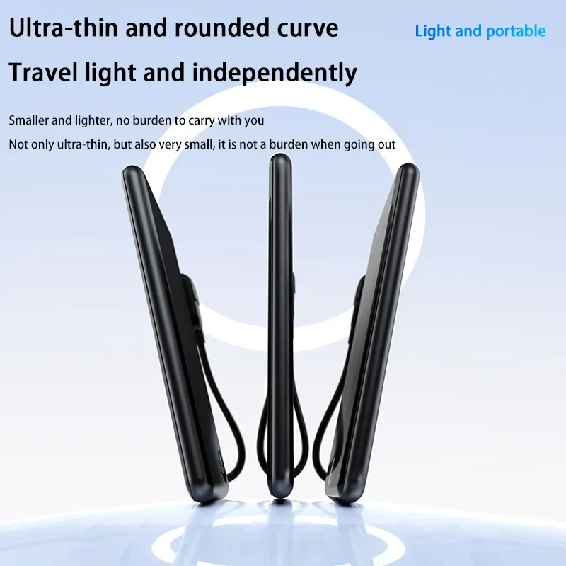 

Мини-беспроводной аккумулятор емкостью 500000 мАч, быстрое зарядное устройство 22,5 Вт для магнитного портативного вспомогательного аккумулятора для Iphone Huawei Samsung