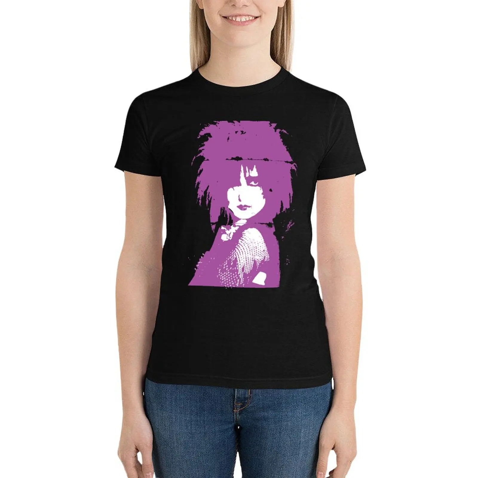 Siouxsie Sioux T-Shirt graphics anime clothes tops oversized white t shirts for Women