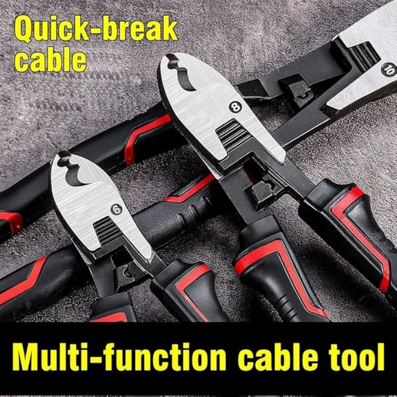 

Noiseless Professional Quiet Cable Cutter Shear with Alloy Steel Suitable for Electricians Heavy Wire Cutting