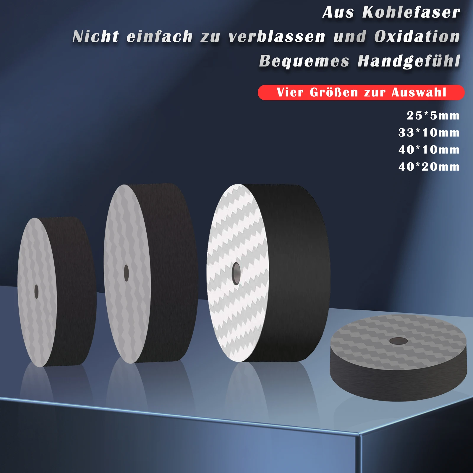

4PCS High Quality Preffair CF4020S Silver 5K Carbon Fiber Speaker Isolation Spike Base Pad Shoe Feet Hifi Audio Chassis 40x20mm