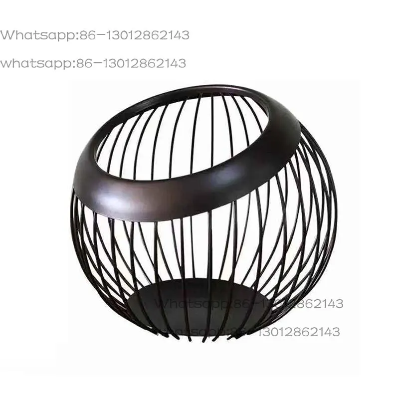 

Iron Storage Fruit Plate Drain Basket Modern Home Storage Basket Nordic Style Fruit Plate Fruit Basket ZM1204