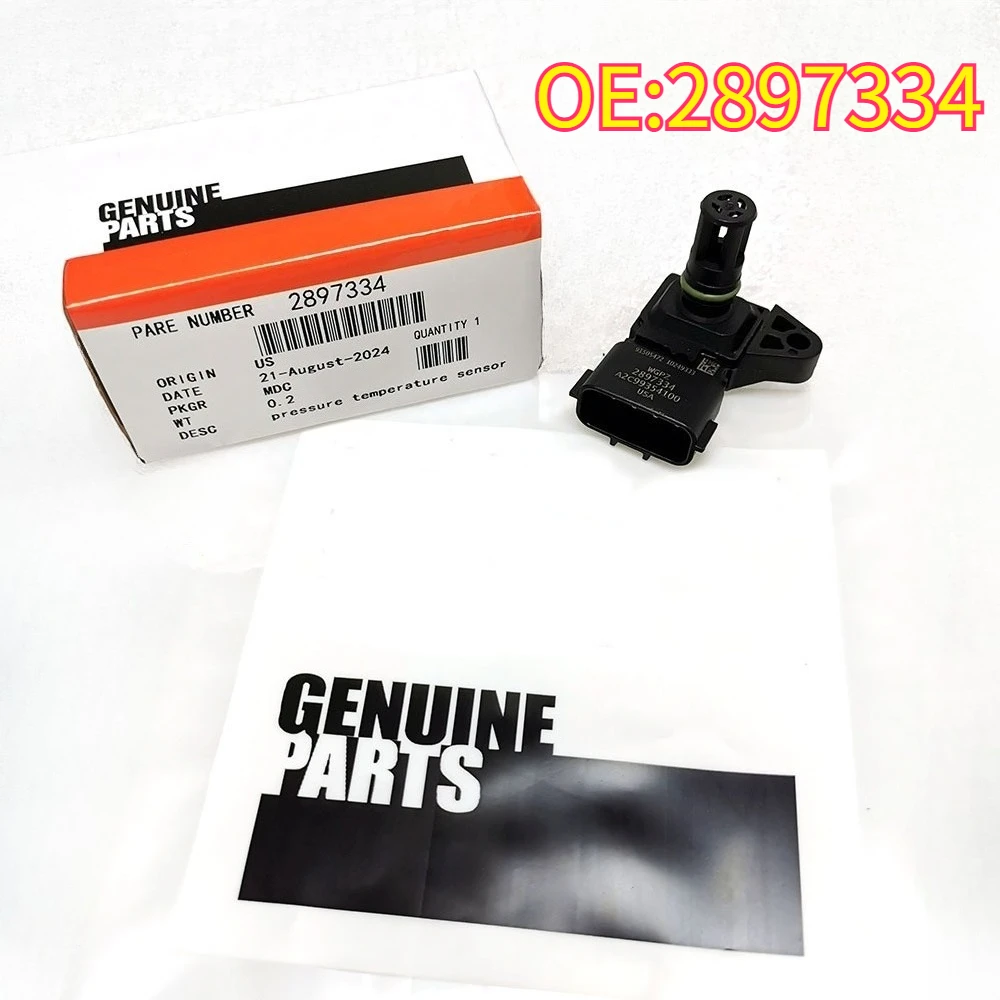 

Для 2897334 Датчик давления впускного коллектора для двигателя Cummins M11 ISC ISL ISM ISX ISB 4921324 2872784 RP32270001