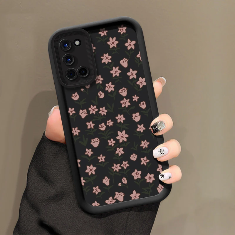 Xiaomi Redmi Note 11S、11 Pro Plus、10S、9S、13 5G、14 Pro、12 Turbo、11T用スマホケース、おしゃれな花柄シリコンマットカバー