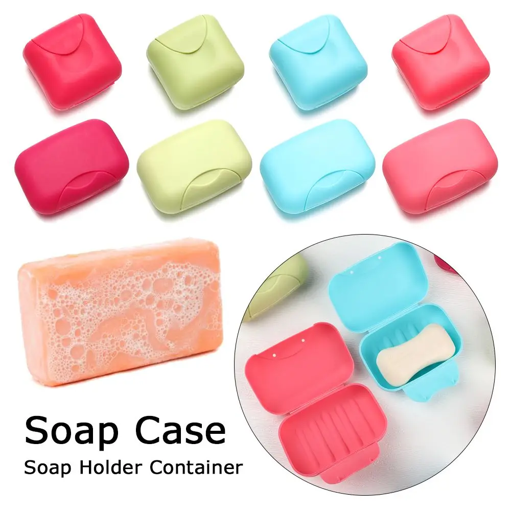 Box Cover Leakproof Travel Waterproof Soap Case Soap Dishes Soap Box Soap Holder Container