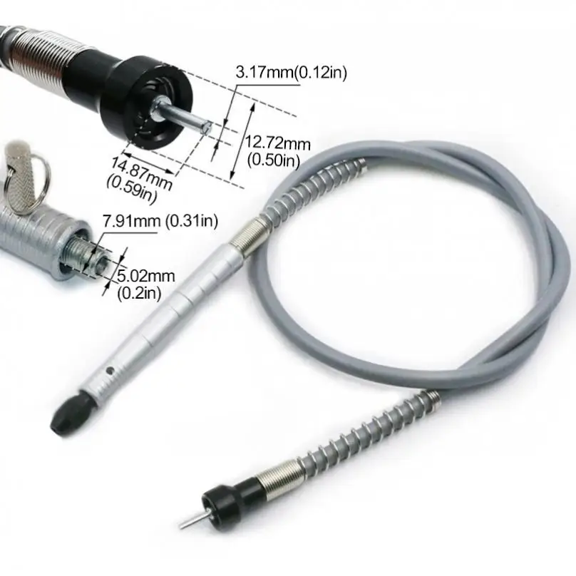 Flexible Drill Extension Shaft Grinder Extension Rotary Tool Power Tool Accessories for Electric Grinder Engraving Machine