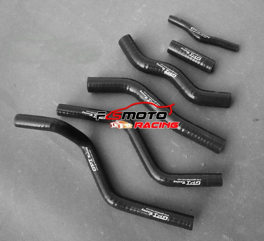BLACK Silicone Radiator Hose For Honda CR125 CR125R CR 125 R 1990-1997 1991 1992 1993 1994 1995 1996 90 91 92 93 94 95 96 97 - view 3