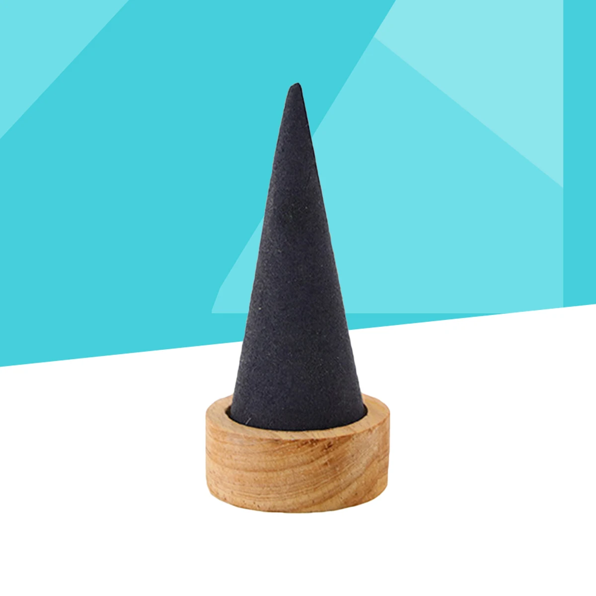 

Wooden Ring Holder Jewelry Storage Rack Cone Necklace Display nament ganizer Small Size Home Bedroom Bathroom Decor