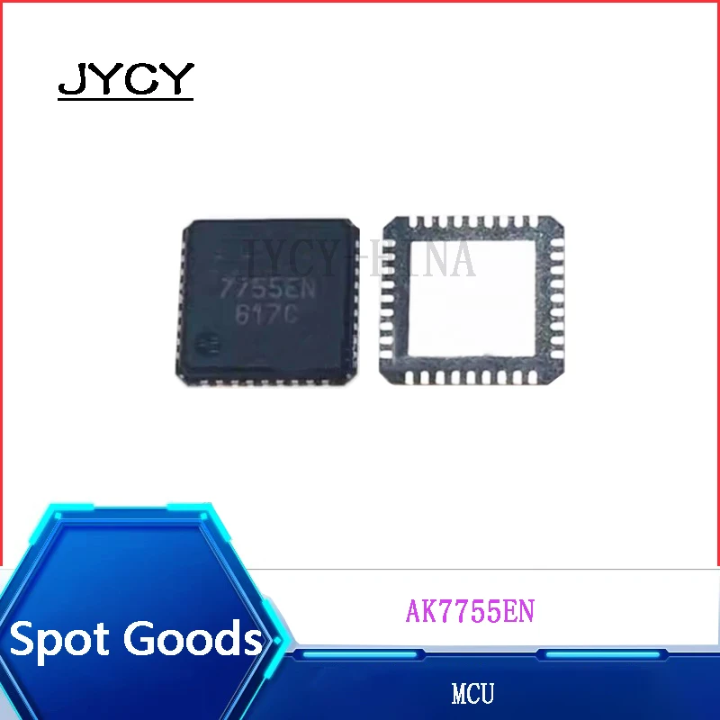 2PCS/lote AK7755EN  NEW AK7755 QFN-36 DSP Audio Digital Signal Processor Chip 7755EN 	 AK7755EN-L